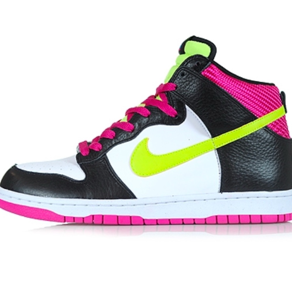 Nike Dunk High Sneakers - Black, White